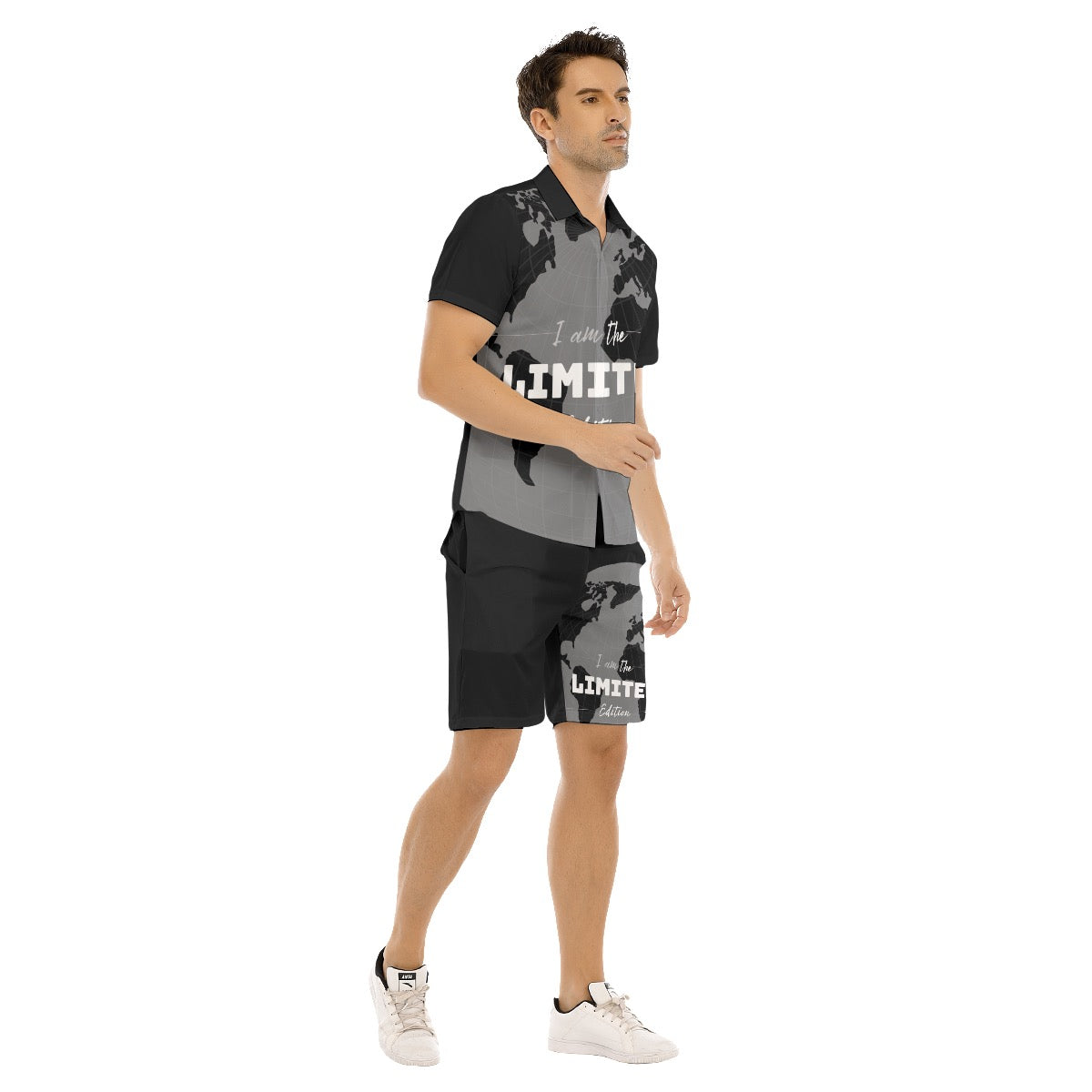 Limited Edition All-Over Print Men's Short Sleeve Shirt Set